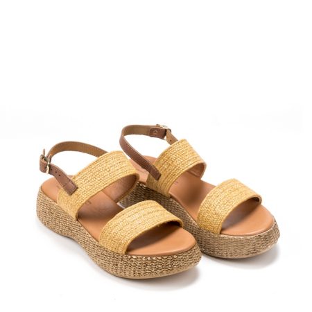 Ženske sandale Once-14729 žute ravne